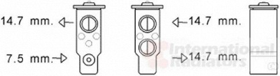 VAN WEZEL 82001384 -  Расширительный клапан, кондиционер